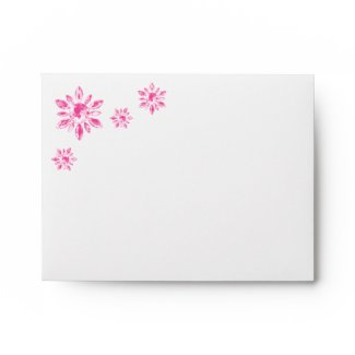Crystal's Wedding Thank You Card Envelope envelope