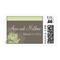Crysthanamum Wedding Postage Stamp stamp
