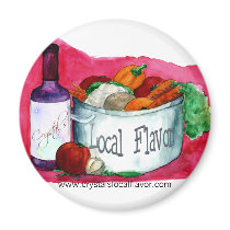 Crystla's Local Flavor magnet by localflavor Crystla's Local Flavor magnet