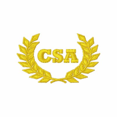 CSA with laurel (Embroidered) Polo Shirt