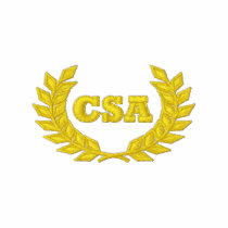 CSA with laurel (Embroidered) Polo