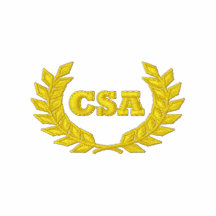 CSA with laurel (Embroidered) Polo