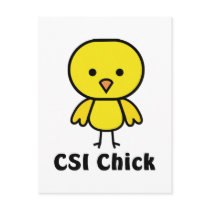 CSI Chick Post Cards
