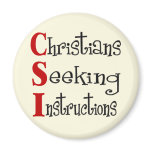 CSI Christian Acronymn magnets