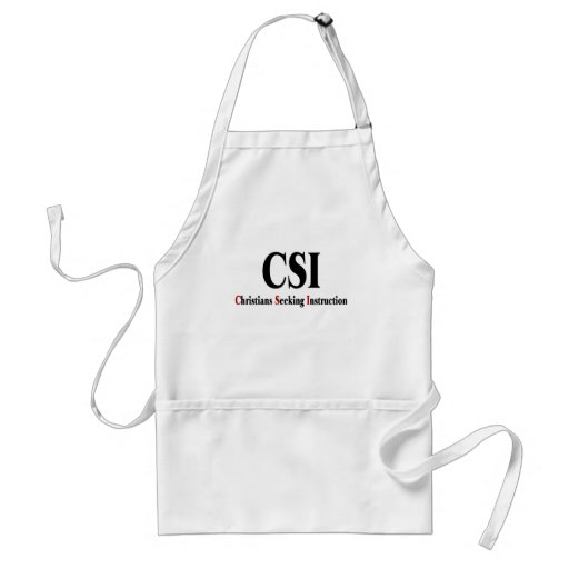 CSI Christians Apron