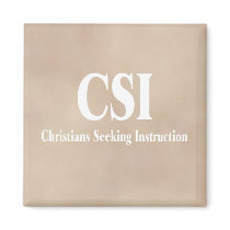 CSI Christians Refrigerator Magnet