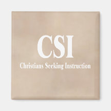 CSI Christians Refrigerator Magnet