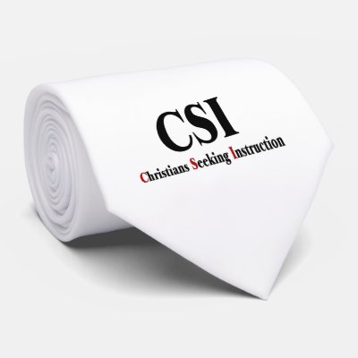 CSI Christians Neck Tie by cooltees