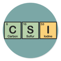 CSI made of Elements stickers