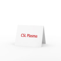 CSL Plasma Notecard