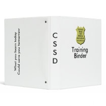 CSSD Training Binder
