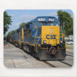 CSX 2696 leads Westbound CSX C729 Mouse Pads