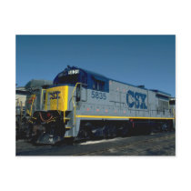 CSX GE B36-7 POST CARD