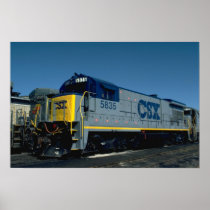 CSX GE B36-7 POSTER