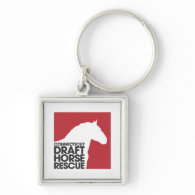 CT Draft Horse Rescue keychain