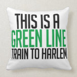 CTA Green Line Pillow pillows