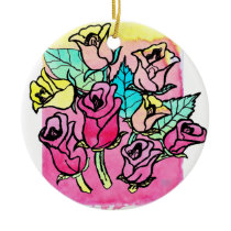 CTC International -  Roses 3 ornaments