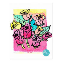 CTC International - Roses postcards