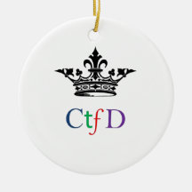 CTFD Christmas tree ornaments