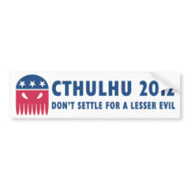Cthulhu 2012 bumper sticker