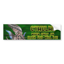Cthulhu Bumper Sticker bumper stickers
