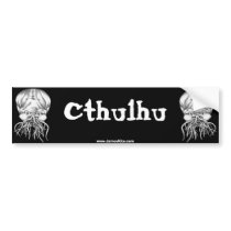 Cthulhu bumper stickers by serenitystudios Cthulhu bumper stickers