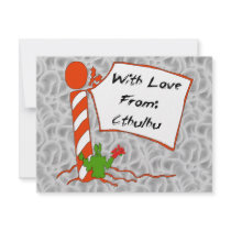 Cthulhu Christmas Personalized Invites
