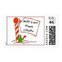 Cthulhu Christmas postage