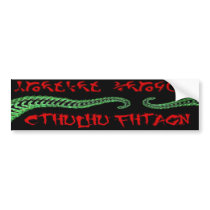 Cthulhu Fhtagn Bumper Sticker bumper stickers