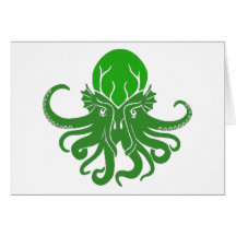 Cthulhu Fhtagn Greeting Card