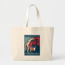 Cthulhu for President- 2012 Canvas Bags
