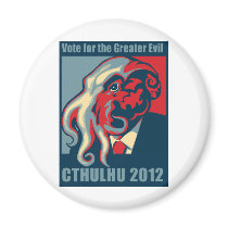 Cthulhu for President- 2012 Refrigerator Magnets