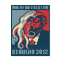Cthulhu for President- 2012 Postcards