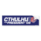 standard_bumpersticker - Cthulhu for President Bumper Sticker
