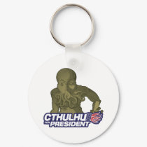 Cthulhu for President Keychain