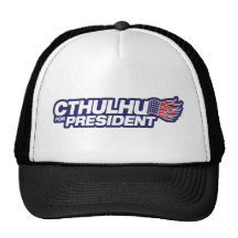 cthulhu for president mesh hat