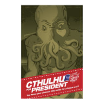 Cthulhu for President Poster posters