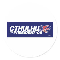 Cthulhu for President Sticker