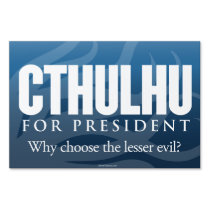 Cthulhu for President Yard Sign yard signs