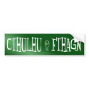 Cthulhu Fthagn bumper sticker