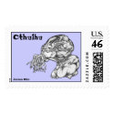 Cthulhu Head postage by serenitystudios Cthulhu Head postage