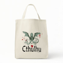 Cthulhu horror vector art bags