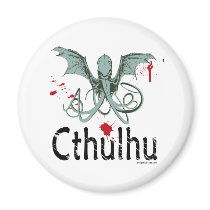 Cthulhu horror vector art refrigerator magnets