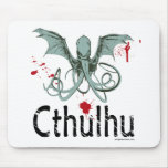 Cthulhu horror vector art mousepads