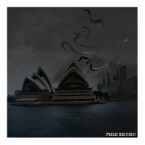 Cthulhu In Sydney Poster posters by CthulhuCthulhu Cthulhu In Sydney Poster posters