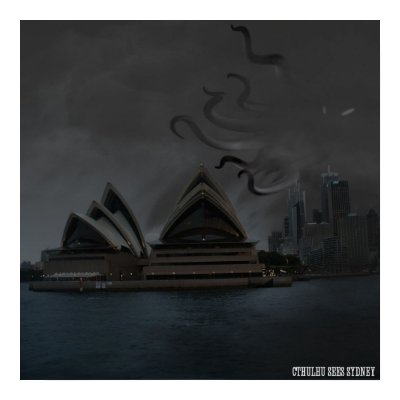 Cthulhu In Sydney Poster by CthulhuCthulhu