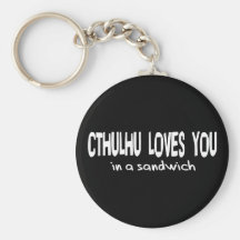 Cthulhu Loves You Key Chains
