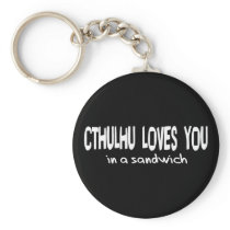 Cthulhu Loves You Key Chains