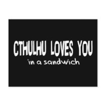 Cthulhu Loves You Postcard
