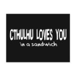 Cthulhu Loves You Postcard